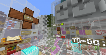 Big Sign Writer - мод на таблички с большим текстом в Minecraft 1.21.11 и 1.20.6