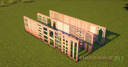Sliding Doors - мод на раздвижные двери в Minecraft 1.21.8, 1.20.6, 1.19.2 и 1.18.2