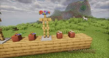 Wilder Flowers - мод на новые цветы в Minecraft 1.21.11, 1.20.1 и 1.19.2