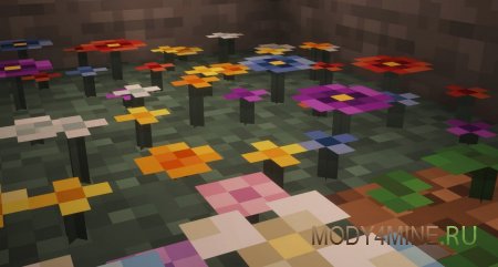 Wilder Flowers - мод на новые цветы в Minecraft 1.21.11, 1.20.1 и 1.19.2