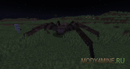 Better Arachnophobia - мод на гигантских пауков в Minecraft 1.20.1 и 1.19.4