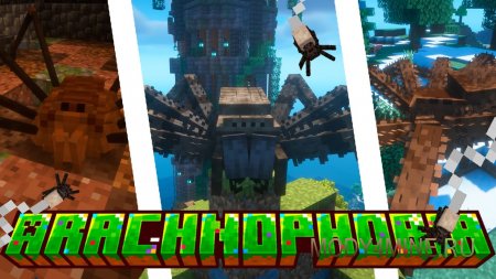 Better Arachnophobia - мод на гигантских пауков в Minecraft 1.20.1 и 1.19.4