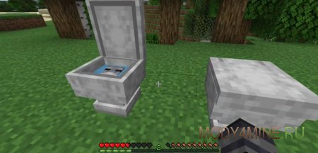 SCP-789-J The Butt Ghost - мод на туалетного монстра в Minecraft 1.20.1 и 1.19.4