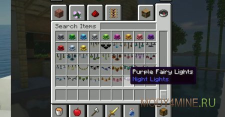 Night Lights - мод на декоративное освещение в Minecraft 1.21.11, 1.20.1, 1.19.2 и 1.18.2