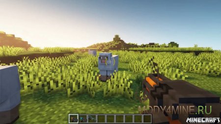 Cloro’s Gravity Gun - мод на гравити пушку в Minecraft 1.20.1 и 1.19.2