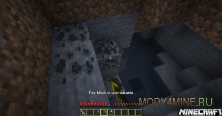 Indestructible Blocks - мод на неломаемые блоки в Minecraft 1.21.11 и 1.20.1