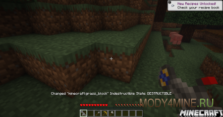 Indestructible Blocks - мод на неломаемые блоки в Minecraft 1.21.11 и 1.20.1