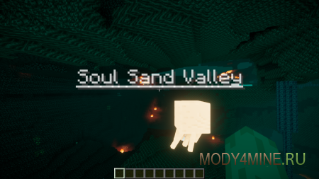 You Are Here - мод на название биомов в Minecraft 1.21.11, 1.20.6, 1.19.4 и 1.18.2