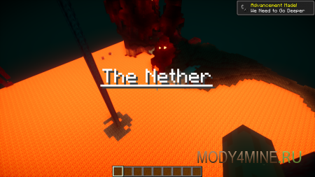 You Are Here - мод на название биомов в Minecraft 1.21.11, 1.20.6, 1.19.4 и 1.18.2