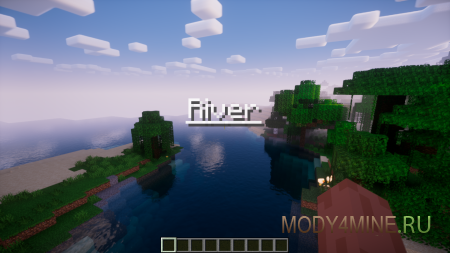 You Are Here - мод на название биомов в Minecraft 1.21.11, 1.20.6, 1.19.4 и 1.18.2