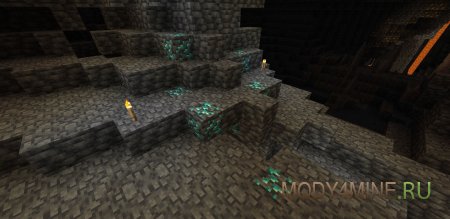 Larger Ore Veins Deluxe - мод на большие залежи руд в Minecraft 1.21.11, 1.20.6 и 1.19.4