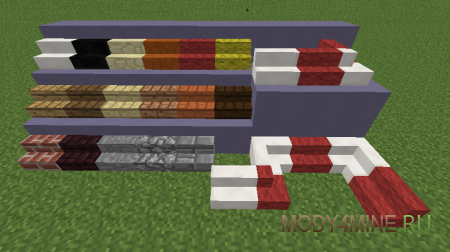 Small Stairs Updated - мод на ступеньки из всех блоков для Minecraft 1.21.11, 1.20.4, 1.19.4, 1.18.2, 1.12.2 и 1.7.10