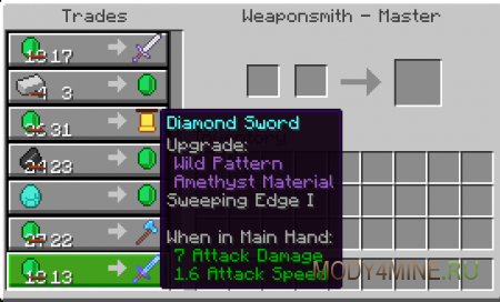 Naturally Trimmed - мод на шаблоны для брони в Minecraft 1.21.11 и 1.20.6