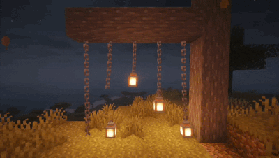 Fancy World Animations - мод на небольшие анимации в Minecraft 26.1.2, 1.21.11 и 1.20.1