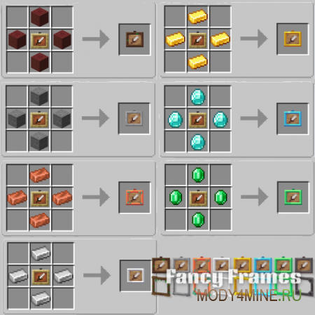 Fancy Frames - мод на красивые рамки в Minecraft 1.21.1 и 1.20.1