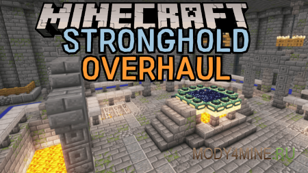 DnT Stronghold Overhaul - мод на улучшенные подземные крепости в Minecraft 26.1.2, 1.21.11 и 1.20.6