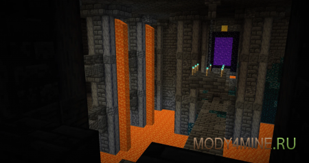 DnT Stronghold Overhaul - мод на улучшенные подземные крепости в Minecraft 26.1.2, 1.21.11 и 1.20.6