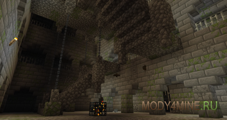 DnT Stronghold Overhaul - мод на улучшенные подземные крепости в Minecraft 26.1.2, 1.21.11 и 1.20.6