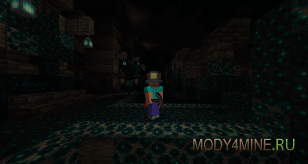 Miner’s Helmet - мод на шлем шахтера в Minecraft 26.1.2 и 1.21.8