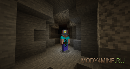 Miner’s Helmet - мод на шлем шахтера в Minecraft 26.1.2 и 1.21.8