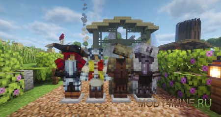 Clothing of the Lowlands - мод на средневековые костюмы для Minecraft 1.21.1 и 1.20.1