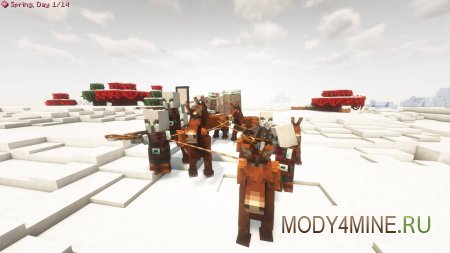 Pillager Caravans - мод на караваны разбойников в Minecraft 26.1.2, 1.21.1 и 1.20.1