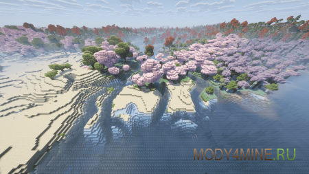 Dynamic Waters Realistic Flowing Rivers - мод на реалистичные реки в Minecraft 1.21.1 и 1.20.1