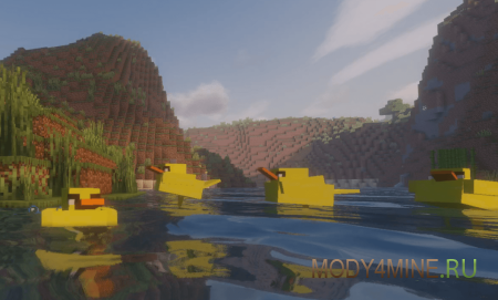 Ducky Quack Pack - мод на уток в Minecraft 26.2, 26.1.2 и 1.21.11